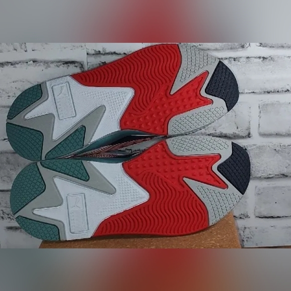 RS-X Jr Parisian White Blue Red 386894-01 Size 6.5c (Big Kid) / 8 Women's No Box - Picture 5 of 9